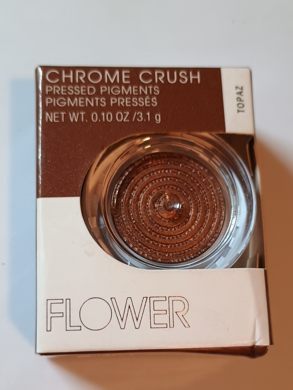 Flower Beauty Chrome Crush Pressed Pigments, Topaz